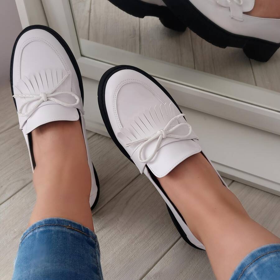 White Loafers
