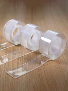 1個透明防水條,廚房和浴室防水防霉帶,廚房接縫密封帶,浴室馬桶槽角落貼紙,透明防水雙面膠帶 - 無色 - 查看 1