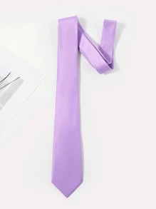1 pieza Corbata elegante y sencilla mate plana, con un ancho de 7 cm, versátil para vestimenta formal de negocios