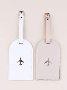 2件/套 情侣婚礼旅行金箔行李牌卡夹行李箱标签姓名标签卡套吊牌吊坠旅行必需品旅行配件旅行背包旅行包行李箱旅行装备返校包学校用品学校配件学校用品