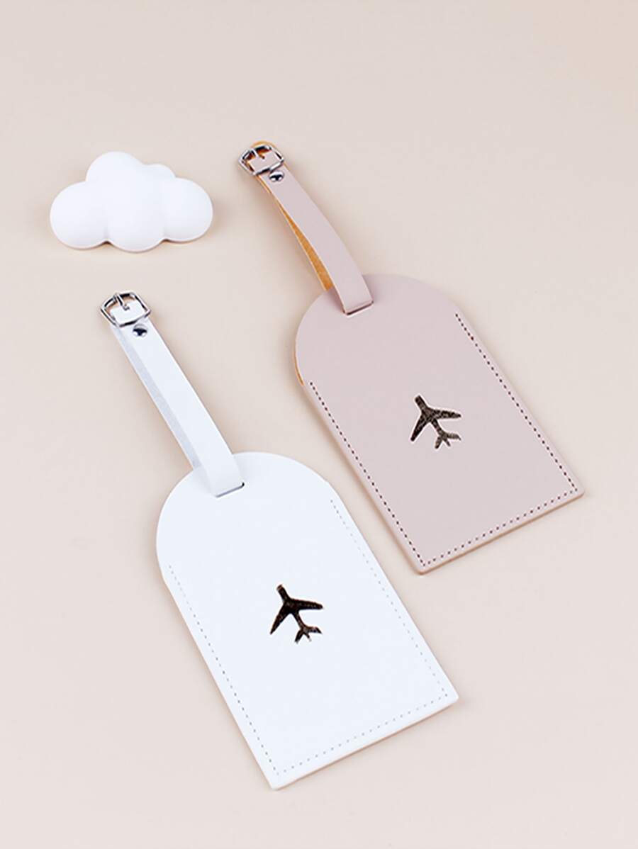 2件/套 情侣婚礼旅行金箔行李牌卡夹行李箱标签姓名标签卡套吊牌吊坠旅行必需品旅行配件旅行背包旅行包行李箱旅行装备返校包学校用品学校配件学校用品