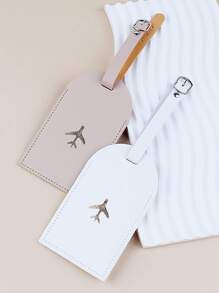 2件/套 情侣婚礼旅行金箔行李牌卡夹行李箱标签姓名标签卡套吊牌吊坠旅行必需品旅行配件旅行背包旅行包行李箱旅行装备返校包学校用品学校配件学校用品