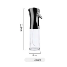 1入組300毫升塑料油瓶，廚房用品，廚房用品露營的廚房配件，用於烹飪烤肉的烹飪油噴霧瓶和橄欖油噴霧瓶 - 黑色 - 查看 7