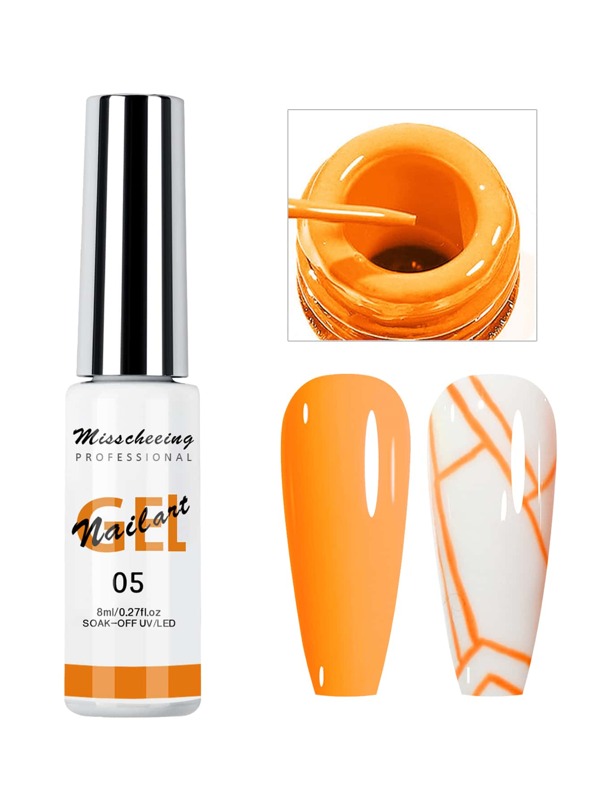 12 Colors Nail Art Line Drawing Gel For 3D Painting, Nails Sculpting