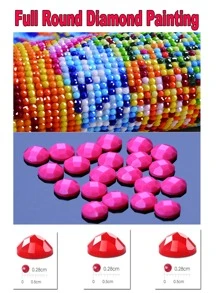 5D DIY Diamond Painting Colorful Cute Dog - Multicolor - View 4