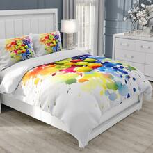 3pcs Fruit Patterned Multicolor Polyester Digital Printed Duvet Cover Set - Multicolor - View 1