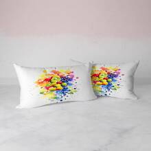 3pcs Fruit Patterned Multicolor Polyester Digital Printed Duvet Cover Set - Multicolor - View 5