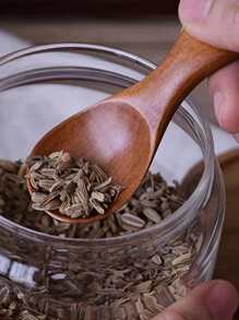 1 件随机迷你木勺，适用于奶粉、香料、调味品、糖、蜂蜜、茶和咖啡圣诞礼物 - 彩色 - 查看 4