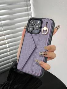 Etui portfelowe z paskiem na nadgarstek i podstawką kompatybilne z 11 Pro Max, 12 Pro Max, 13 Pro Max, 14 Pro Max, 14 Plus, 16e, 15 Pro Max, Galaxy S20 Ultra, S21 Plus, S21 Ultra, S22 Plus, S23/S24/S25 Ultra, Xperia Ace III, Xperia1 V, Xperia5 V, Xperia10 V