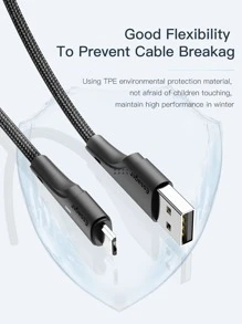 Essager Micro USB 数据线 2.4A 快速充电数据线适用于 OnePlus 和 Android 智能手机兼容三星 Galaxy S7/HTC 兼容 Android、Kindle、兼容 、相机、MP3 Micro-USB Nan - 黑色 - 查看 3