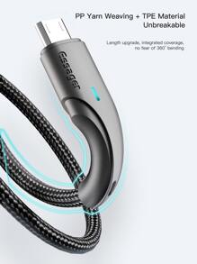 Essager Micro USB 数据线 2.4A 快速充电数据线适用于 OnePlus 和 Android 智能手机兼容三星 Galaxy S7/HTC 兼容 Android、Kindle、兼容 、相机、MP3 Micro-USB Nan - 黑色 - 查看 2