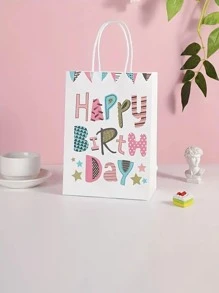 6 cái/bộ túi đựng quà chúc mừng sinh nhật độc đáo - Túi quà sinh nhật Túi quà - Túi giấy quà tặng - Túi đựng quà mẫu giáo hoạt hình cho trẻ em - Nhiều màu - Xem 5