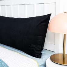 1PC Body Pillow Cover, Super Soft Velvet Body Pillowcase with Hidden Zipper Closure for Adults
