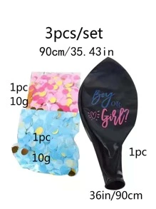 Bóng bay giấy tiết lộ giới tính 36 inch, nhiều màu, thích hợp cho tiệc - Nhiều màu - Xem 4