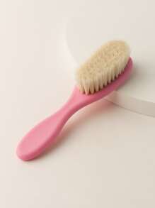 髮刷,1入組粉色塑膠手柄頭髮掃流蘇刷適用於兒童頭髮洗滌切割造型雕刻清潔 - 粉色 - 查看 2