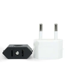 1 ổ cắm điện ABS, phích cắm tường màu trắng hiện đại cho gia đình - trắng - Xem 3