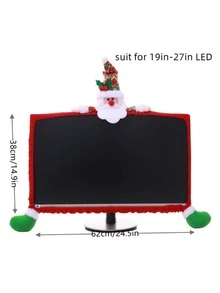 1 Pieza Lindo Decoración De Cubierta De Computadora De Navidad - Multicolor - Ver 5