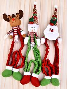 1 Pieza Lindo Decoración De Cubierta De Computadora De Navidad - Multicolor - Ver 3