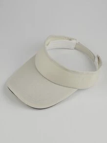 1 Miếng Nhiều màu Rộng vành Mũ chống nắng Dành Cho Nam Và Nữ - Màu be - Xem 7