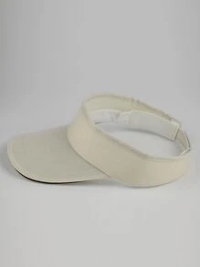 1 Miếng Nhiều màu Rộng vành Mũ chống nắng Dành Cho Nam Và Nữ - Màu be - Xem 8