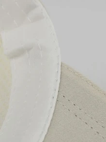 1 Miếng Nhiều màu Rộng vành Mũ chống nắng Dành Cho Nam Và Nữ - Màu be - Xem 6