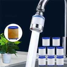 1pc Faucet Water Filter For Kitchen And Bathroom, Remove Chlorine, Fluoride, Heavy Metals, Hard Water - White - View 2