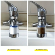1pc Faucet Water Filter For Kitchen And Bathroom, Remove Chlorine, Fluoride, Heavy Metals, Hard Water - White - View 9