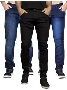 Men Jeans - Black - View 1