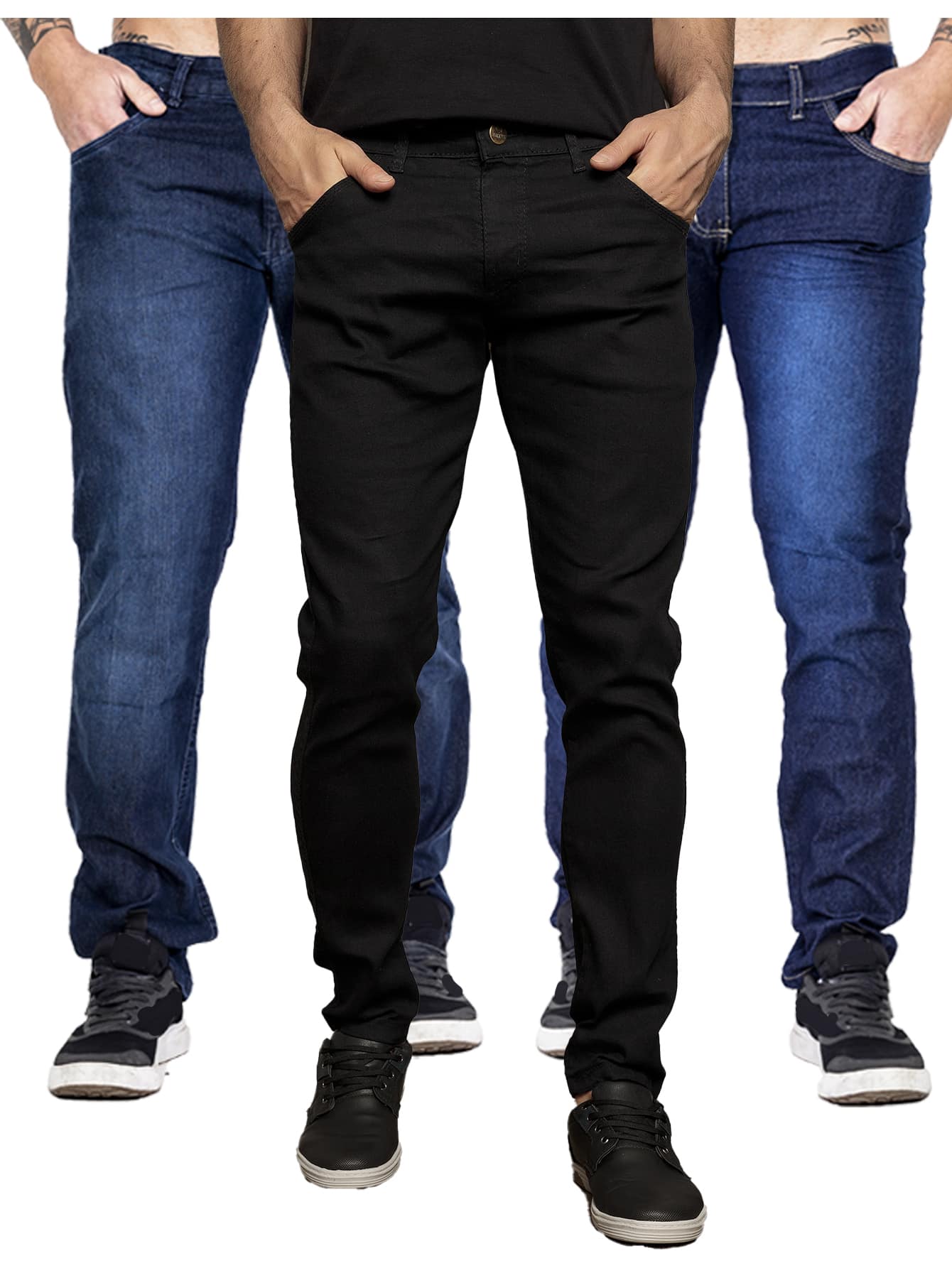 Men Jeans - Black - View 1