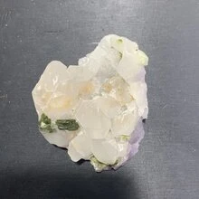 綠色萊馬克石庭園石英礦物晶體教學標本 - 綠色 - 查看 6