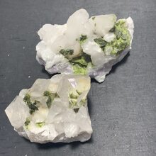 綠色萊馬克石庭園石英礦物晶體教學標本 - 綠色 - 查看 8