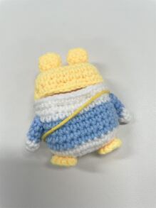 可愛毛絨背包鴨子兼容 Apple Airpods3 無綫耳機保護套軟套適用於 Airpods1/2 - 黃色 - 查看 3