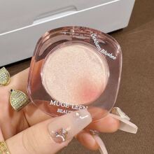 宇宙高光02#水晶石,單色高光具有輕微閃爍感,用於突出和塑造臉部,具有拋光色彩和閃亮多角形光芒效果,新品到貨 - 02 Moonlight - 查看 3