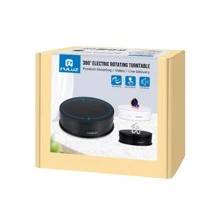 PULUZ 15cm USB 電動旋轉展示架攝影用道具拍攝檯，可承載1-5kg（白色）