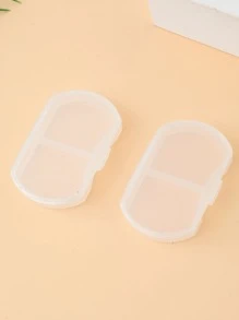 2pcs Pill Box Mini Pill Case 2/3 Grids Tablet Pill Organizer Case Dispenser Travel Tablet Holder Container Medicine Drug Storage Box Pill Box Pill Case Pill Organizer Pill Container College Vacation Cruise Summer Holiday Essentials Medical Bag Medicine Organizer Travel Accessories Travel Organizer Travel Essentials Travel Stuff Travelling Bag College Vacation Cruise Summer Holiday Essentials First Aid Kit