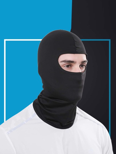 1pc Polyester Motorcycle Sunscreen Headgear For Summer Outdoor