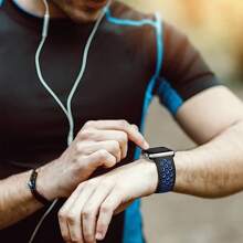 St.siabe 柔软硅胶透气运动表带替换表带兼容 Apple Watch 38mm/40mm/41mm/45mm/44mm/42mm/49mm，男女皆宜，防水兼容 Apple Watch Ultra SE 系列 10 9 8 7 6 5 4 3 2 1 - 彩色 - 查看 2