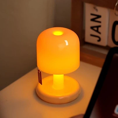 1 pieza/2 piezas/4 piezas Lámpara de puesta de sol recargable por USB con sensor táctil de 5V, luz blanca cálida, tiempo de funcionamiento prolongado, regalo creativo para fiestas, compacta y brillante, luz nocturna para niños, excelente asistente nocturno, regalo del Día de San Valentín
