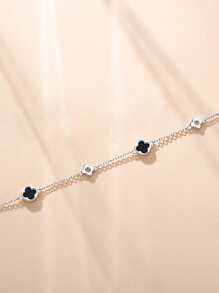 Bracelet Trèfle Porte-Bonheur S925
