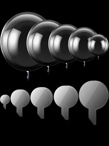 10 piezas Globo Bobo de PVC de 18 pulgadas, globo Bobo transparente romántico para decoración de escena de fiesta de cumpleaños - transparente - Ver 8