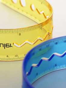 Regla Plegable De 4 Uds. De 30cm De Longitud, Regla Suave De Medición Multifuncional, Regla Recta - Multicolor - Ver 6