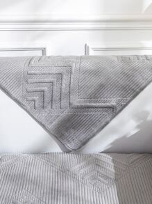 1 pieza elástico Funda de sofá con A guateado diseño para 1/2/3/4 asiento sofá , universal anti deslizante muebles Protector para todas las temporadas - Gris - Ver 3