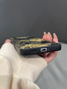 Leaf Pattern Phone Case - Multicolor - View 4