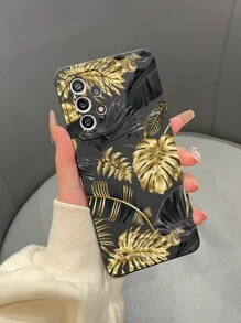 Leaf Pattern Phone Case - Multicolor - View 2