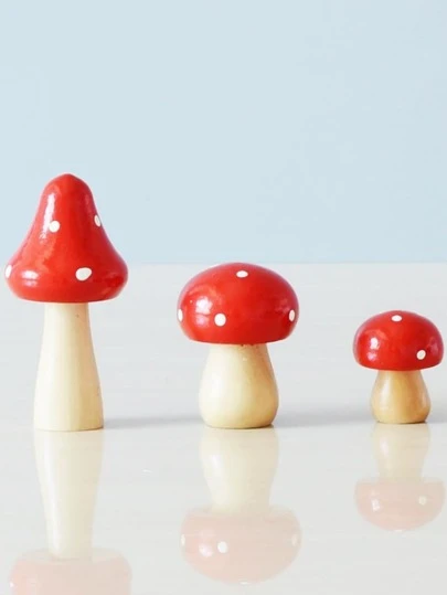 3入組/套蘑菇形狀家庭裝飾品