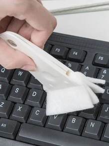 件多用途白色鍵盤間隙清潔刷、風扇清潔刷、軟塑膠毛刷