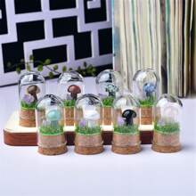 1pc Natural Crystal Decorative Craft, Modern Mushroom Decor Decorative Object For Home Decoration - Yellow - View 2