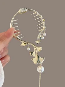 1 cái Kẹp tóc trang trí đính đá sang trọng cho nữ cho cuộc sống hàng ngày - Nhiều màu - Xem 3