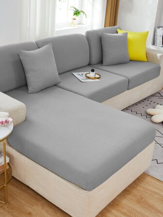 1入組素色家庭臥室裝飾沙發座墊套