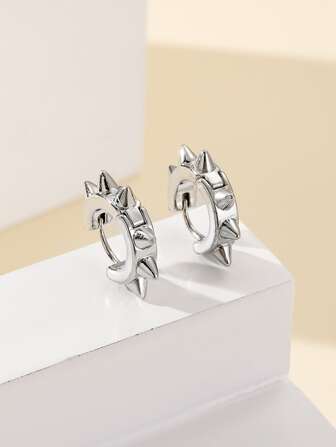 1 par Cool & Punk Style Spike Formade zinklegering örhängen